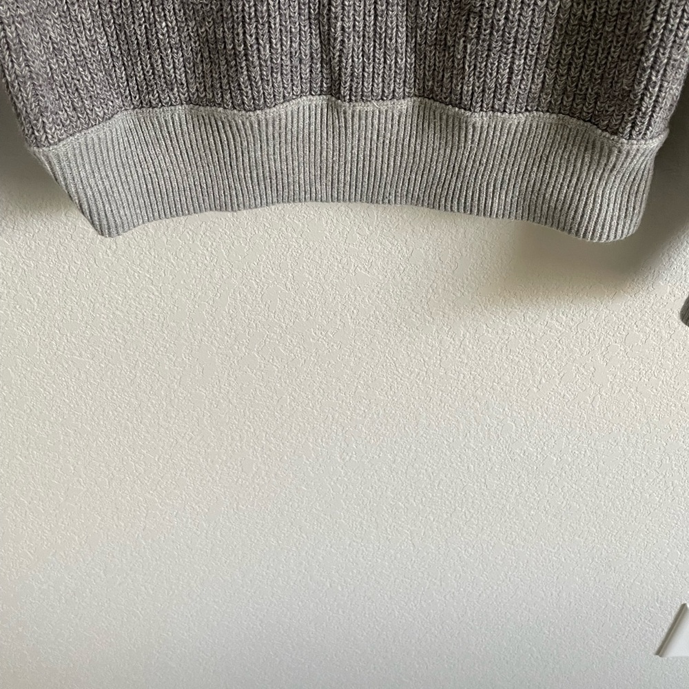 Refectory London Men’s Gray Quarter Zip Pullover Sweater Size Small - Picture 9 of 9